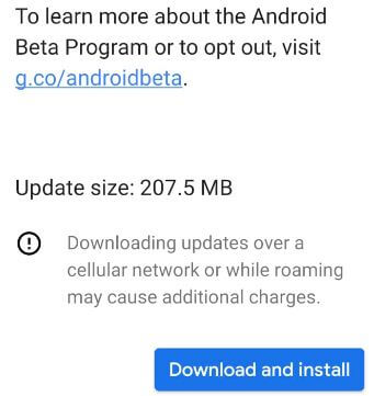 Android Q Beta 2-funktioner