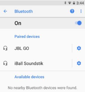 Aktivér Bluetooth i Android Oreo 8.0