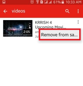 Sådan slettes YouTube-videoer Android-telefon