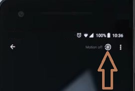 Deaktiver bevægelsesbilleder på Google Pixel 2 XL