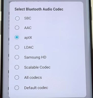 Sådan ændres Bluetooth-lydcodec på Galaxy S9 og S9 Plus